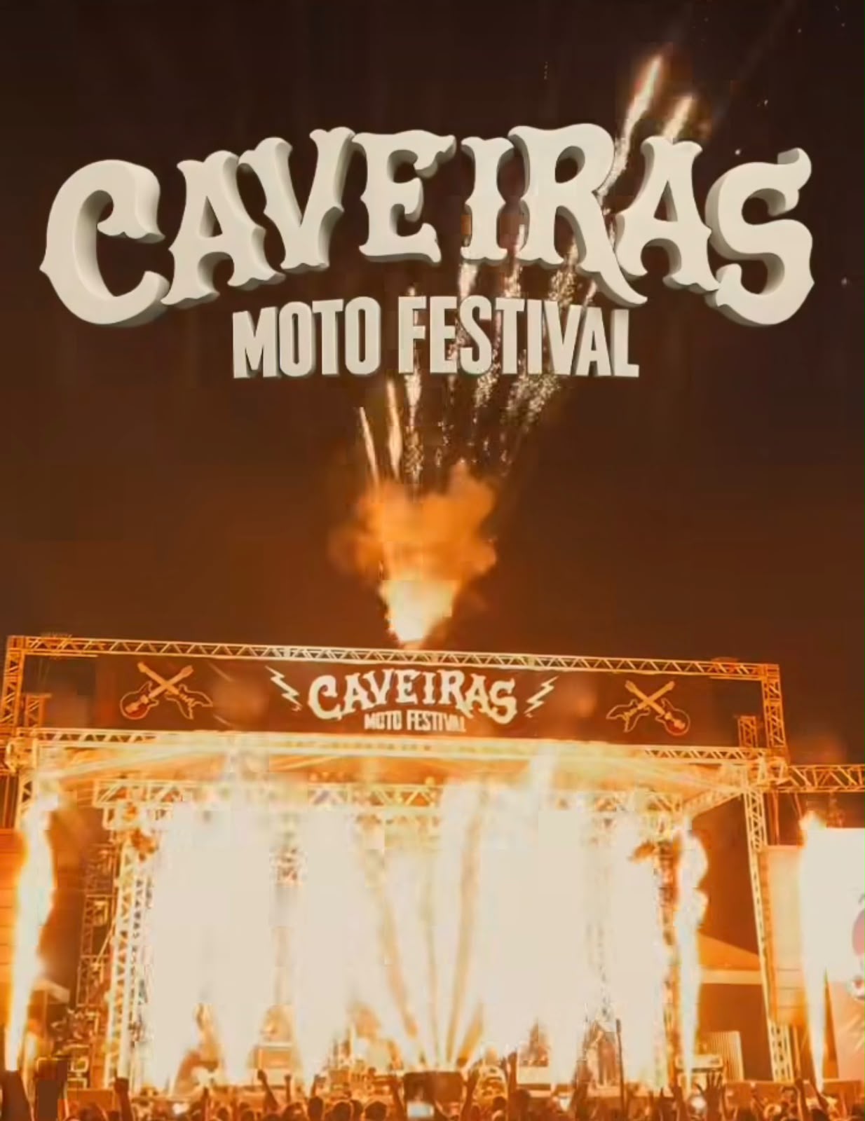 Palco do Caveiras Moto Festival