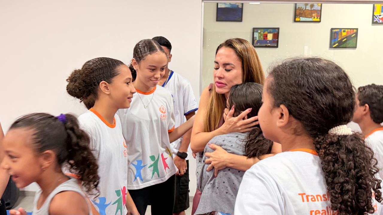Kalynka acolhe criança atendida pela instituição